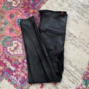 Spanx Faux Leather Leggings in Black
